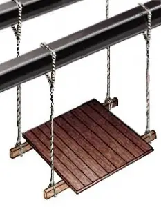 swing stage scaffold parts