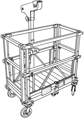 Swing Stage Suspended Scaffolding System Explained Scaffold Pole